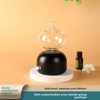 Diffuseur d'huiles essentielles sans eau, fabrication directe, silencieux, en bois, machine d'aromathérapie pour la maison, diffuseur de parfum