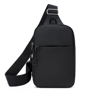 Custom Men's Mini Nylon Single Shoulder Bag <strong>Small</strong> Square Black Crossbody Sport <strong>Chest</strong> Pack With Anti-theft Portable Feature - Product Image 5