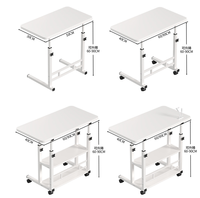 Table de bureau mobile moderne pliable et amovible maison étudiant bureau d'ordinateur pour chambre chevet canapé écriture