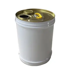 제품 포장 및 운송에 사용되는 손잡이가있는 금속 배럴 빈 버킷 드럼 통
