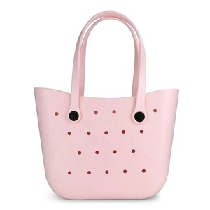 Sac à main ajouré en silicone pour femmes, cabas de plage, o italien, doux au toucher, <span class=keywords><strong>EVA</strong></span>, fourre-tout pour dames, nouvelle collection été - Product Image 3