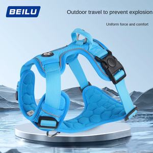 <span class=keywords><strong>Harness</strong></span> Anjing Ukuran Besar dan Sedang, Grosir Produsen, Custom, Anti-ledakan, Reflektif, Bahan Oxford, Penutup Gesper - Product Image 4