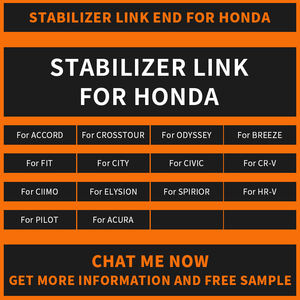 Système de suspension de voiture pièces de rechange stabilisateur lien pour toutes les voitures honda CRV civic accord FIT CITY VEZEL HRV pièces de rechange auto voiture - Product Image 2