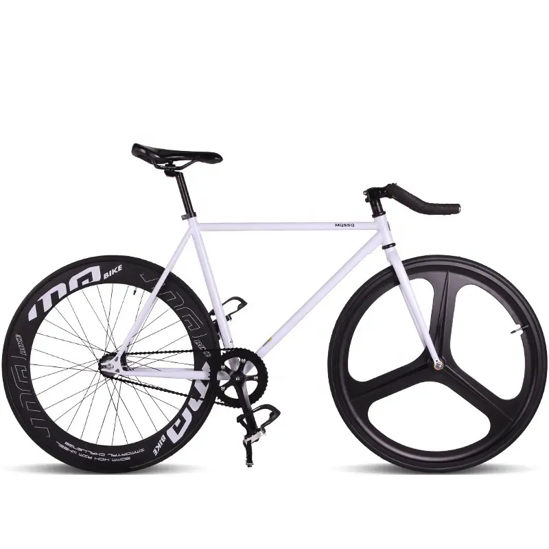 도매 회색 700C 고정 기어 자전거 단일 속도 도로 자전거 알루미늄 합금 프레임 판매 탄소 휠