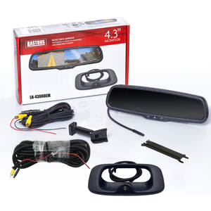 شاشة رؤية خلفية للسيارة iPostor بوصة مع دعامة No1 مقبض باب خلفي OEM طقم كاميرا احتياطية لشيفروليه سيلفرادو/GMC سييرا - Product Image 6