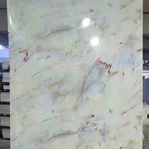 Wholesale Price High Glossy Hot Sale 3mm Waterproof UV Panel Pvc Artificial Marble Sheet for Wall for Home Decoration - Product Image 1