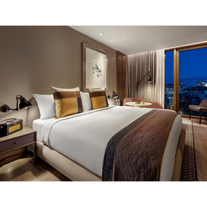 Foshan производитель, индивидуальная гостиничная мебель, современная мебель, 4-звездочная стандартная Мебель, набор для спальни - Product Image 4