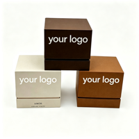 Luxuriöse Geschenkverpackung aus Hartkarton, Umweltfreundliche Großhandels-Luxus-Sojawachs-Kerzen Schwarze Box-Verpackung mit Eigenem Logo