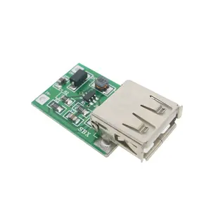 DC 0.9V-5V to 5V 600MA USB Output Charger Step up Power Module Mini DC-DC Boost Converter Green