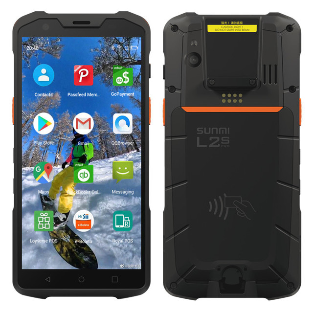 Sunmi L2s Pro 5.5'' Android 12 Data Collector UHF Rfid Reader Barcode Scanner LTE PDAs Handhelds Android Logistic PDA Tablet PC