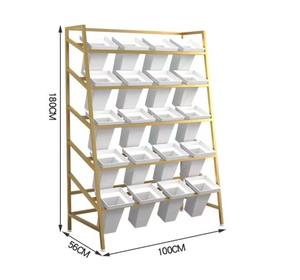Nhiều lớp kim loại hoa đứng Kệ siêu thị cho hoa hiển thị trong cửa hàng cho đám cưới và sử dụng nhà - Product Image 1