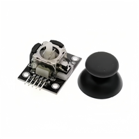 Module de joystick PS2 avec bouton poussoir, capteur de contrôleur de jeu à double axe, compatible 3.3V/5V pour robot RC DIY et pour projets