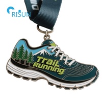Médaille de course à pied personnalisée pour les coureurs de marathon, récompense pour les finisseurs