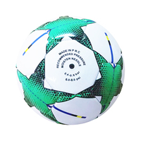 Balle promotionnelle de jeux d'école de vente directe d'usine 1.6mm Pvc 260-280 grammes pas cher PVC taille cinq Football