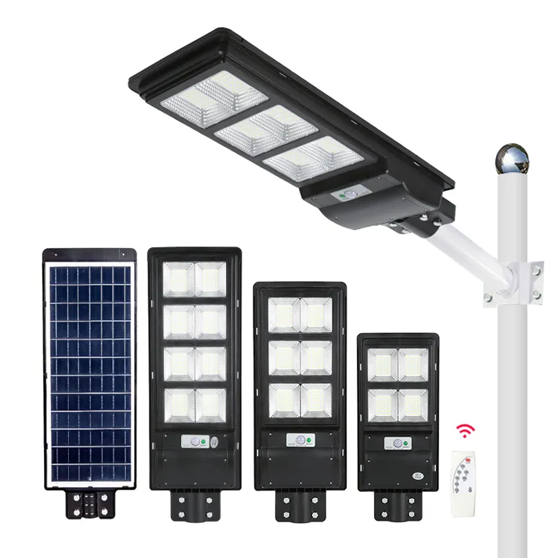 Nhà máy tích hợp Led năng lượng mặt trời ánh sáng ngoài trời đèn lampes solaires lamparas solares Para bên ngoài không thấm nước năng lượng mặt trời đèn đường