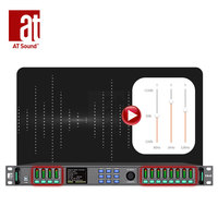Système de sonorisation professionnel numérique 4-en-8 TA48 96K+FIR de haute qualité pour scène extérieure, en métal, pour ligne de sonorisation (Factory OEM)