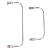 Cadre de sac à main en métal DIY, fermoir à pression, cadre carré pour sac, intérieur en aluminium, cadre tubulaire en forme de U pour la fabrication de sacs à main
