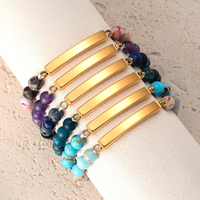 Bracelet ouvrable en acier inoxydable Mlluki, série Urne, avec flacon de parfum en pierre brute, améthyste, turquoise, bijoux commémoratifs planétaires