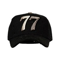 Nueva Llegada Barbas G5 Gorras Estilo Y2K Deportivas con Bordado Metálico, Gorra de Béisbol con Pedrería y Logotipo de Estrella y Cruz 77, ¡Gran Venta!