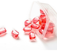 Capsules de parfum liquide personnalisées, marque privée, détergent à lessive écologique, nettoyant pour tissus, caractéristiques : brume naturelle, rose fraîche