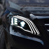 Phares LED modifiés pour Mercedes-Benz Classe R 2010-2017, phares LED DRL, clignotants, feux de route 12V