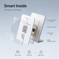 Carte RFID NFC pour avis Google (puces 213/215/F08), support acrylique, capteur intelligent, design personnalisable, contrôle d'accès