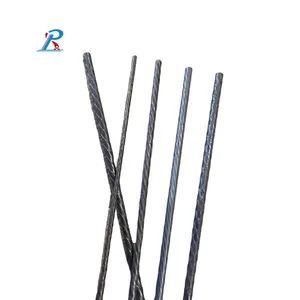 Prestressed Concrete Wire Supplier 4mm 6mm 7mm pc steel wire swrh82B swrh72B High Carbon Tension PC Steel Wire