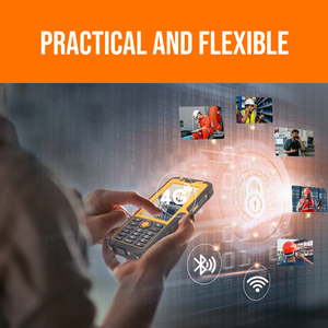 OEM s50ex 2.0 Ghz 500 nits ánh sáng mặt trời có thể đọc được RFID hàng tồn kho hệ thống 5000mAh Android 11 2D PDA Máy Quét Mã Vạch dữ liệu thu - Product Image 3