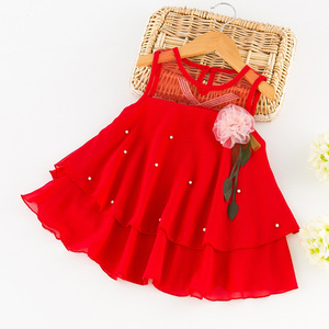 Vestido de Fiesta de Chifón Transparente para Niña, Estilo Verano, YiWu, China - Product Image 2