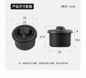 Unsichtbare 360-Grad-Drehbare Universalräder Modernes Schlichtes <span class=keywords><strong>Design</strong></span> Kunststoff-Möbel Büroschreibtische Schränke Versteckter Push-Pull-Mechanismus - Product Image 5