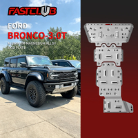 FASTCLUB Cubierta Protectora para Chasis de Auto FORD Bronco 3.0T 8/5mm, FASTCLUB-LM-30, Aluminio Natural, 2021-2023