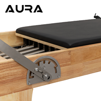 Tapis de Pilates en chêne écologique de qualité supérieure, bandes d'étirement, équipement de fitness durable pour la maison et la salle de sport (garantie 3 ans)