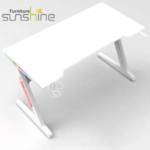 Mesa de juegos ergonómica para el hogar y la Oficina, ordenador grande con forma de <span class=keywords><strong>Z</strong></span>, con brillo lateral, Rgb - Product Image 3