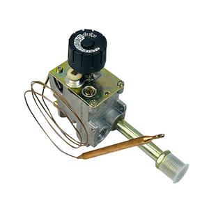 Vanne de régulation de température de gaz série 630, port 1/2 pouce, protection contre la surchauffe, coque en aluminium, contact en alliage de cuivre et d'argent - Product Image 2