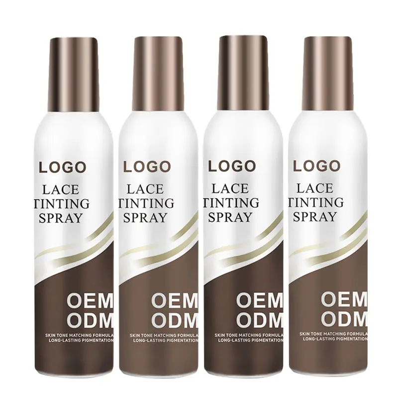 Semir pewarna renda Concealer rambut stik warna Wig bagian depan ekstensi rambut alat penata warna renda semprot warna