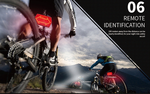 Feu arrière intelligent pour vélo : clignotants rouges vifs et <span class=keywords><strong>alerte</strong></span> de freinage pour un cyclisme sécurisé, rechargeable par USB, montage facile - Product Image 5