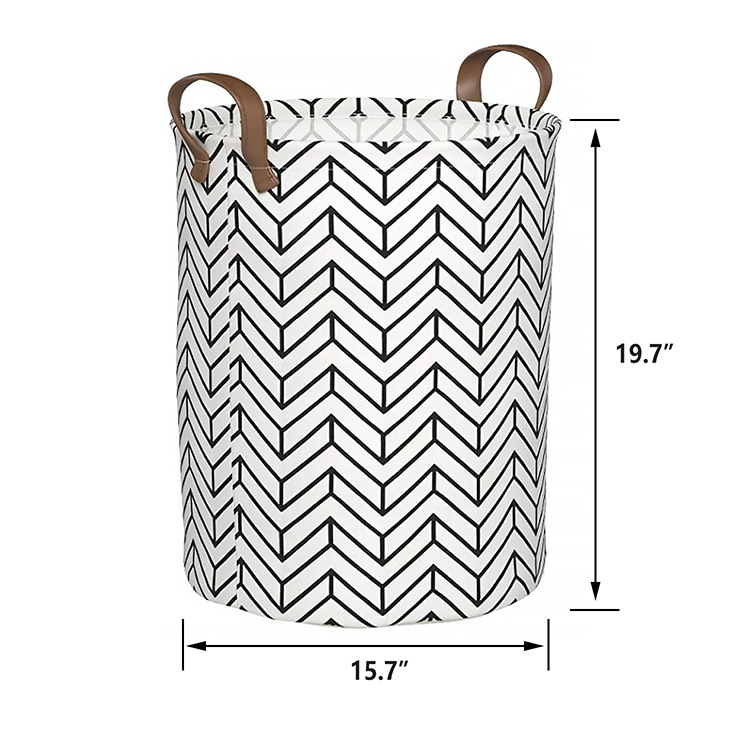 Складная корзина для белья, круглая корзина для хранения, большая емкость, складная корзина для одежды и игрушек, ведро, водонепроницаемый Органайзер