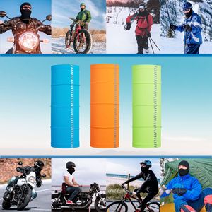 Masque facial pour cyclisme, cache-cou bleu en polyester et nylon, protection UV, sports de plein air, unisexe - Product Image 3