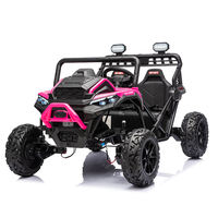 Mobil UTV Listrik Anak 36V Daya Tinggi, Kendaraan Off Road Bertenaga Baterai 24V, Mobil Listrik Anak 2 Kursi dengan Remote Control