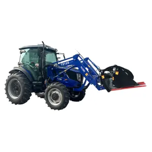 90hp 100hp 110hp 120hp 125hp Farm Tractor With Front Loader Big Tractor With Cabin For Sale