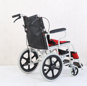 Wheelchair,Wheelchair <strong>Trolley</strong> Folding Small Lightweight Portable Elderly,Push <strong>Mobility</strong> <strong>Trolley</strong> for the Disabled - Product Image 4