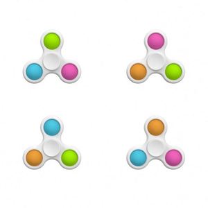 Mini Gyro en Silicone Rotatif, Cube Volant Portable, Tri-Finger Pop Spinner, Jouet Anti-Stress Promotionnel - Product Image 3