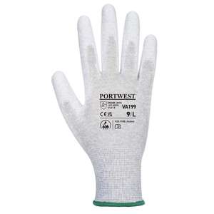 PORTWEST - VA199G7RXXS Guante de Palma de poliuretano antiestático gris-GUANTES EAN 5036108274468 - Product Image 2
