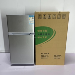 Mini Refrigerador <span class=keywords><strong>de</strong></span> Doble Puerta para Dormitorio Pequeño, Ahorro <span class=keywords><strong>de</strong></span> Energía, Ideal para Alquiler - Product Image 5