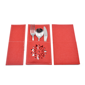 Posate avvolge tavola addobbi per cena utensili riutilizzabili contenitore forchette porta argenteria marsupio - Product Image 4