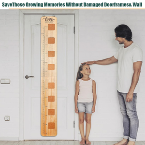 Tableau mural <span class=keywords><strong>de</strong></span> hauteur pour enfants en bois moderne pliable, cadeau <span class=keywords><strong>de</strong></span> Noël ou d'anniversaire, souvenir, décoration murale pour garçon ou fille, couleur personnalisée - Product Image 6