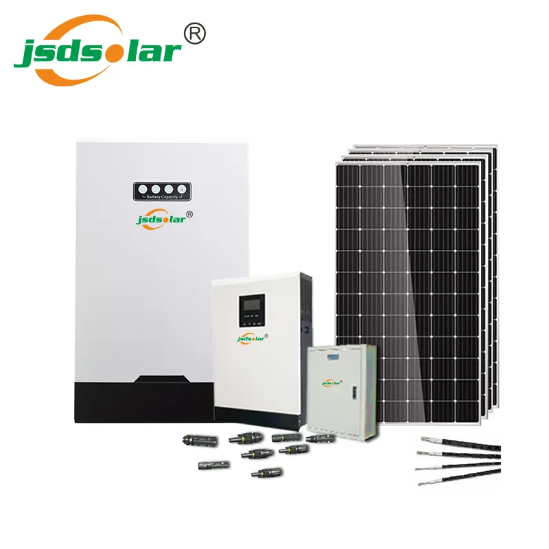 JSDSOLAR Sistema solar agrícola Sistema solar y batería y solar Sistemas de panel para la casa