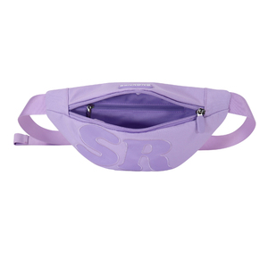 SENDA Custom Simple Nylon Student Pencil Case with SR Logo Purple Color Water-Resistant Design for <b>School</b> Stationery Storage - Product Image 4