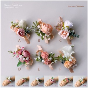 Corsage <span class=keywords><strong>de</strong></span> cérémonie <span class=keywords><strong>de</strong></span> <span class=keywords><strong>mariage</strong></span> <span class=keywords><strong>de</strong></span> style européen LQ <span class=keywords><strong>pour</strong></span> le marié, <span class=keywords><strong>la</strong></span> mariée, le témoin, le père et <span class=keywords><strong>la</strong></span> mère - Conception détachable, sans matériau - Product Image 3