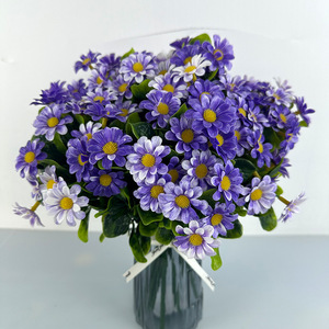 ช่อดอกเดซี่ประดิษฐ์ 30 ซม. ดอกไม้ผ้าไหมพลาสติก คุณภาพสูง ตกแต่งบ้าน อุปกรณ์ประกอบฉากงานแต่งงาน - Product Image 3